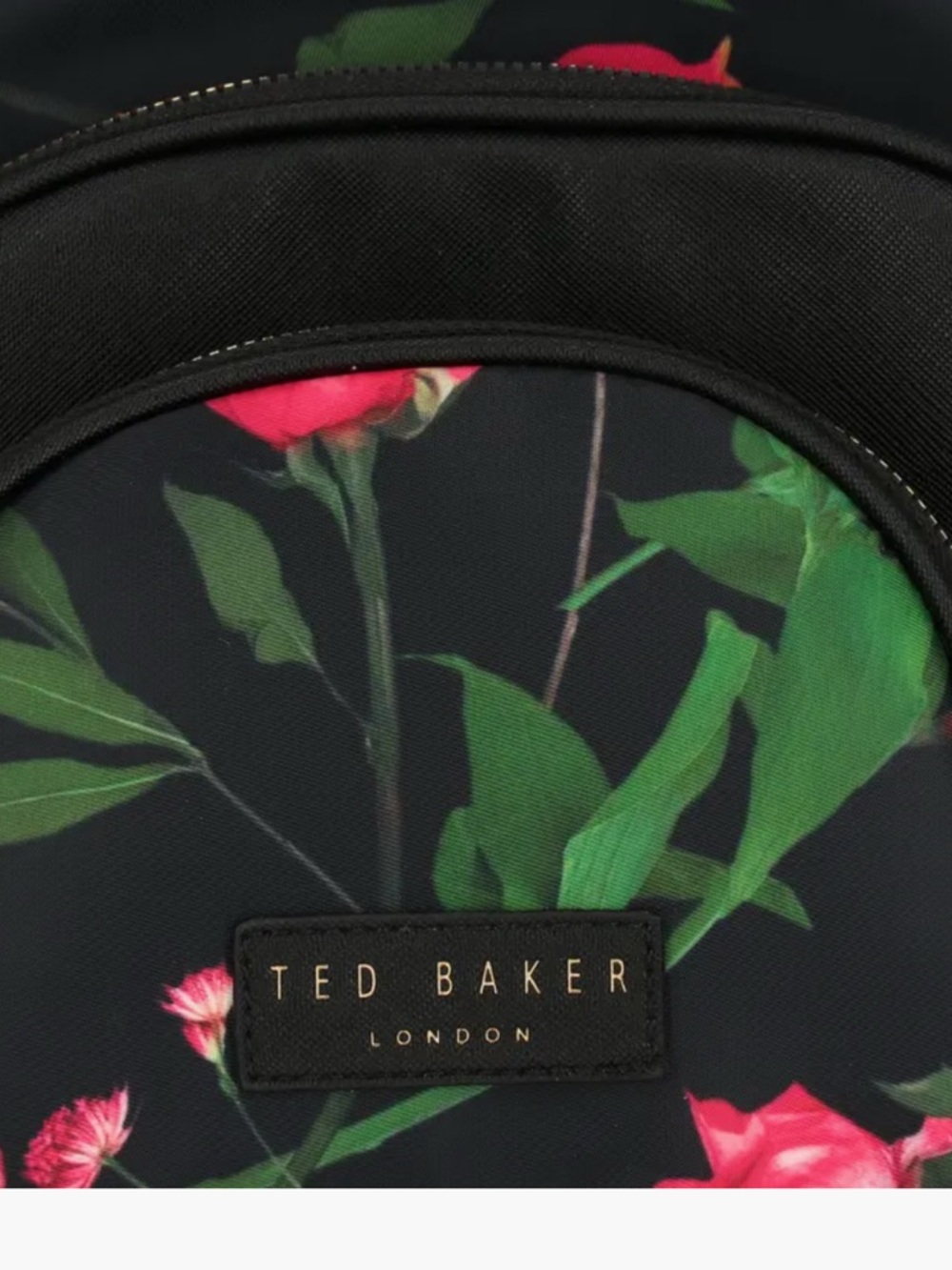 Ted Baker NWT 3 Piece Cosmetic Bags Pouch Set Black Floral $75 Retail - Picture 10 of 11